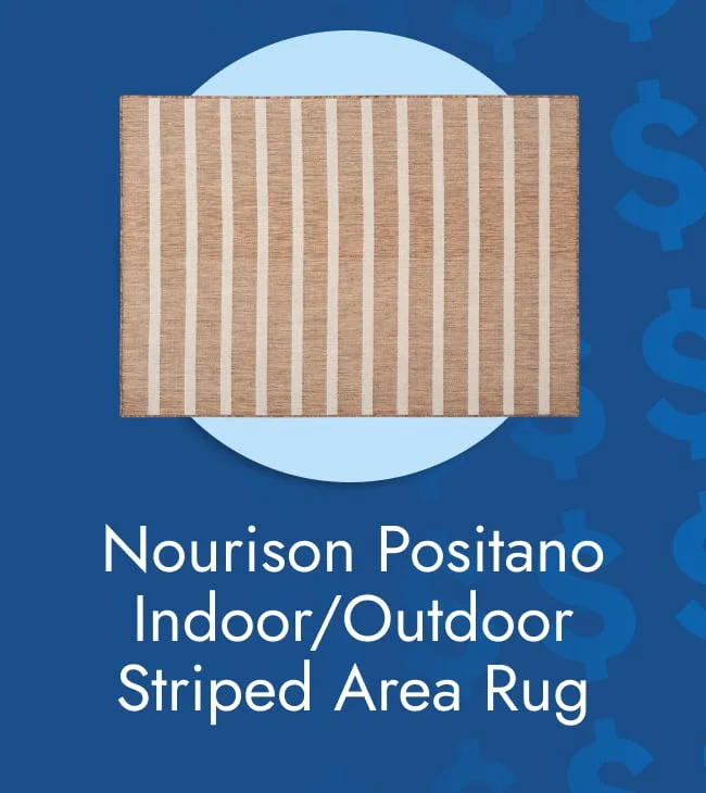 Nourison positano indoor/outdoor striped area rug