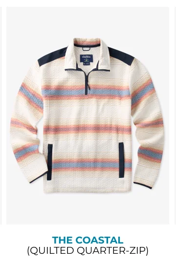 Quilted Quarter-Zip: The Coastal