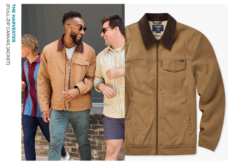 Full-Zip Canvas Jacket: The Harvester