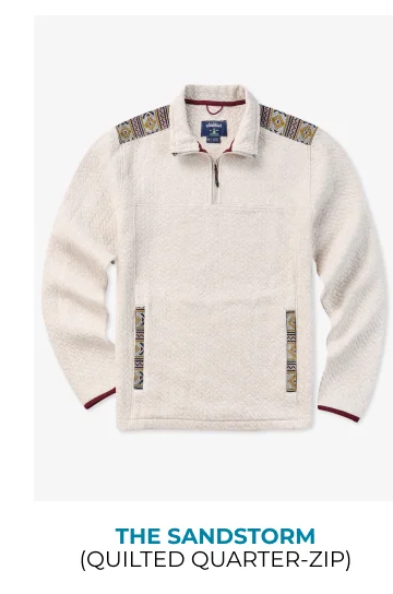 Quilted Quarter-Zip: The Sandstrom