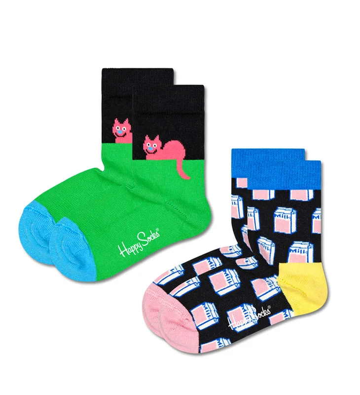 2-Pack Kids Cat Sock