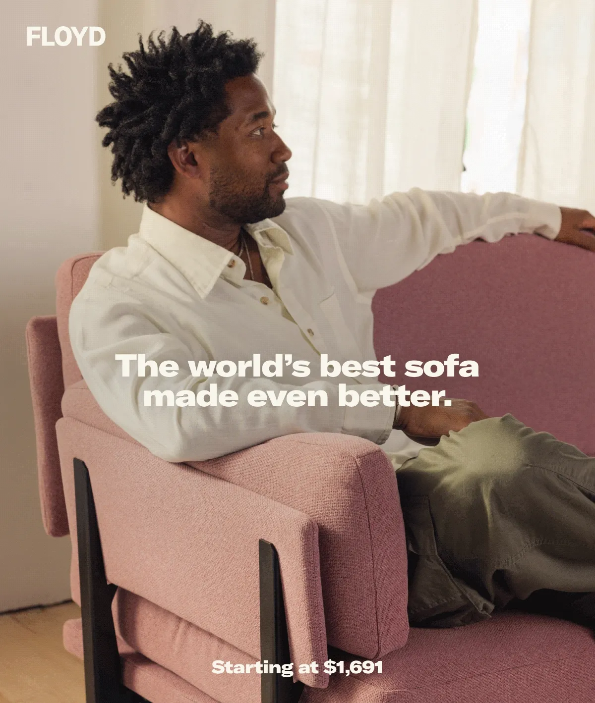 The world's best sofa made even better. Starting at $1,691.