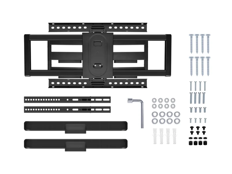 Premium Full Motion TV Wall Mount Bracket for 42" to 90" TVs up to 132lbs, Max VESA 600x400