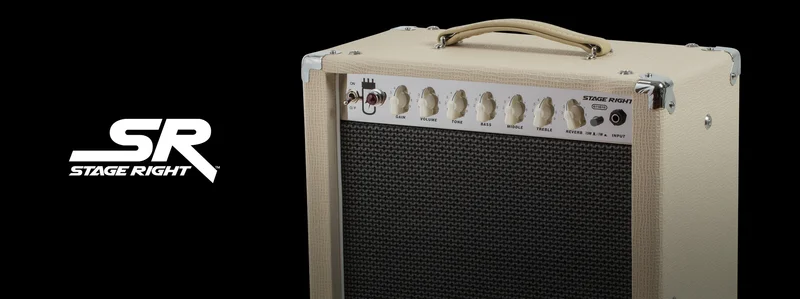 Stage Right by Monoprice 15-Watt 1x12 Guitar Combo Tube Amp with Celestion Speaker and Spring Reverb