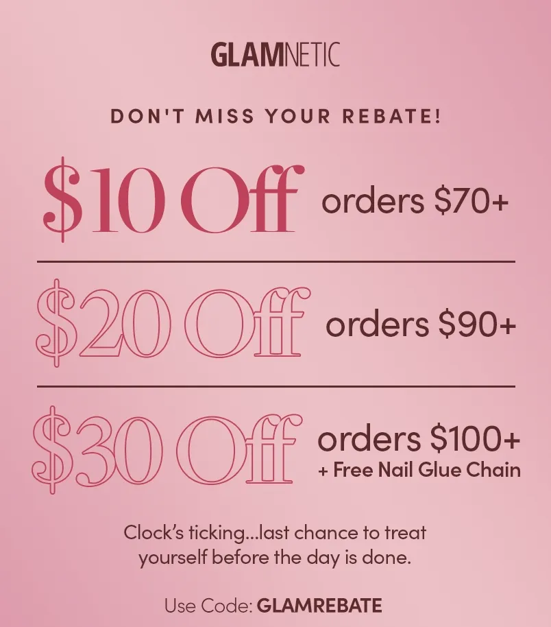 Last Call for Tax Day Deals with the code GLAMREBATE