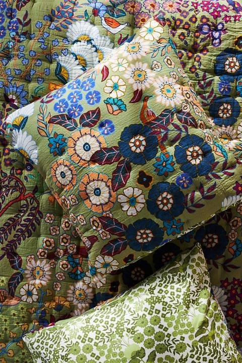Averill Organic Cotton Printed Euro Sham