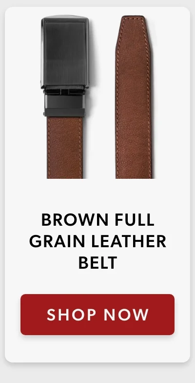 Shop Brown Full Grain Belt