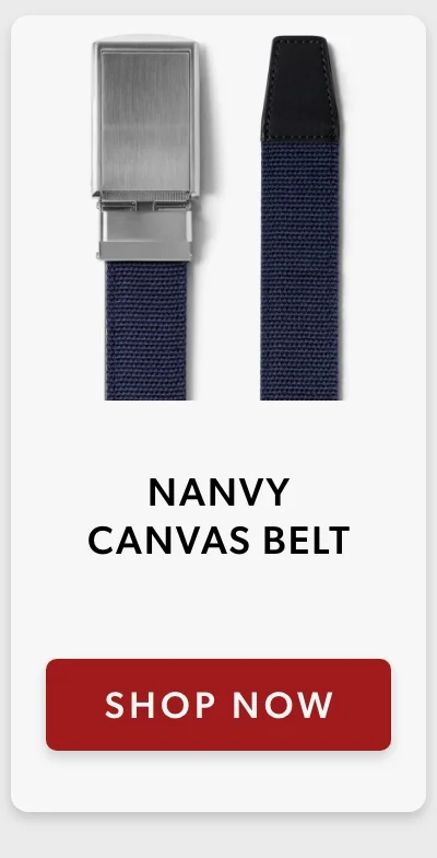 Shop Navy Canvas Belt
