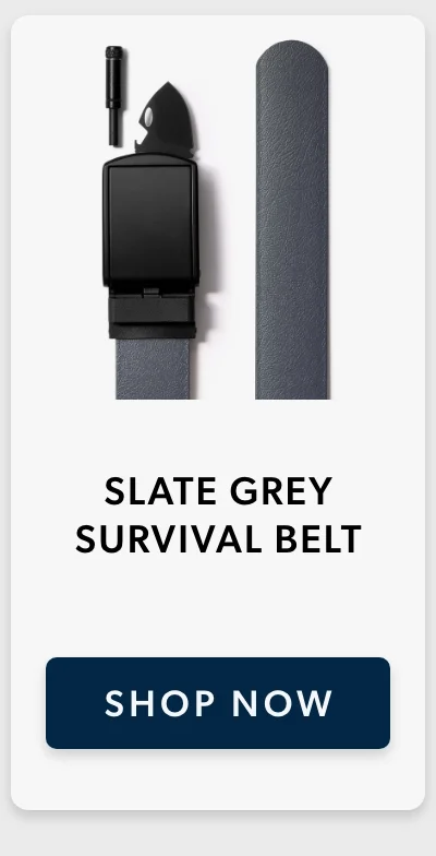 Slate Grey Survival Belt