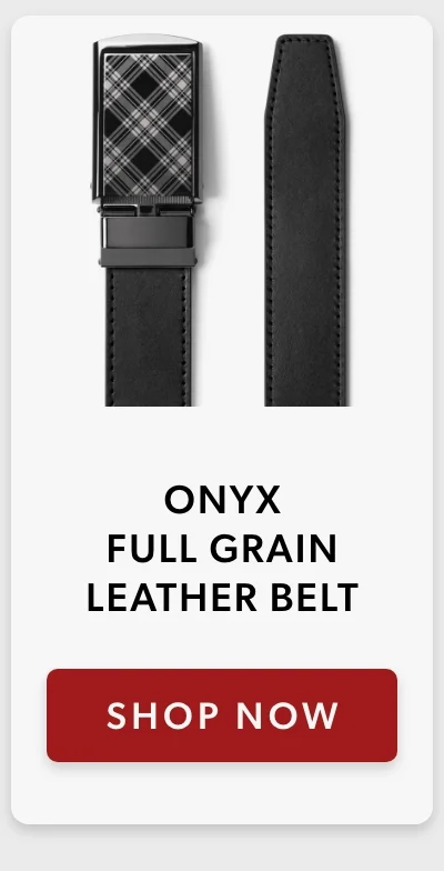 Shop Onyx Full Grain Belt