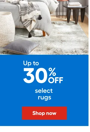 Up to 30% OFF select rugs