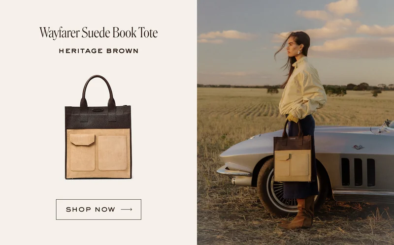Wayfarer Suede Book Tote
