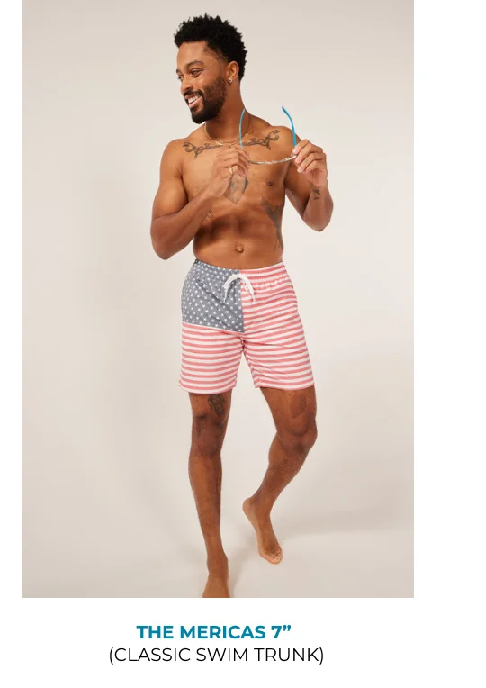 Classic Swim Trunk: The Mericas 7"