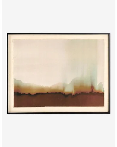 Abstract Ombre 17 Wall Art by Roseanne Kenny-Red / 60" x 47"