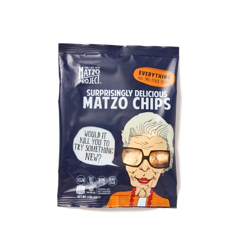 Image of Small Bag of Everything Matzo Chips (24-pack)