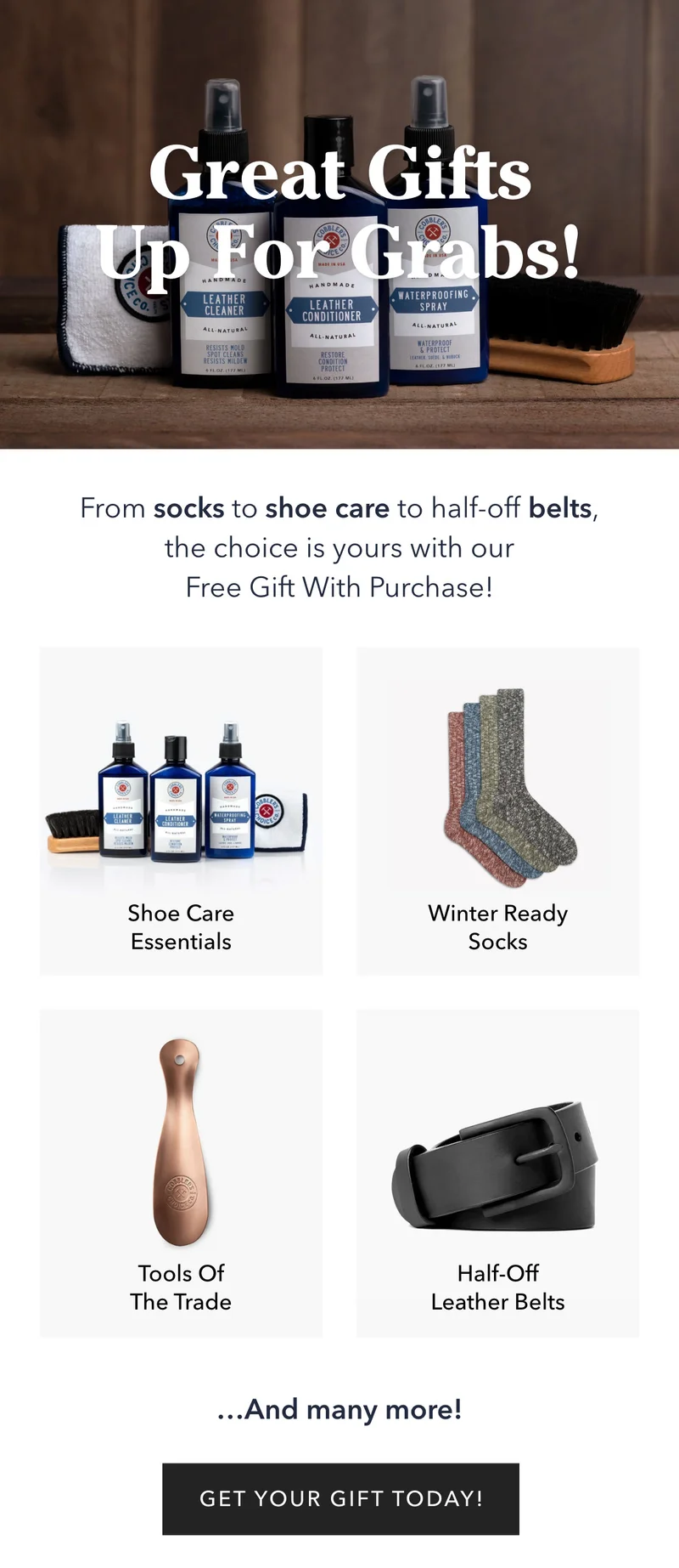 Great Gifts Up For Grabs!