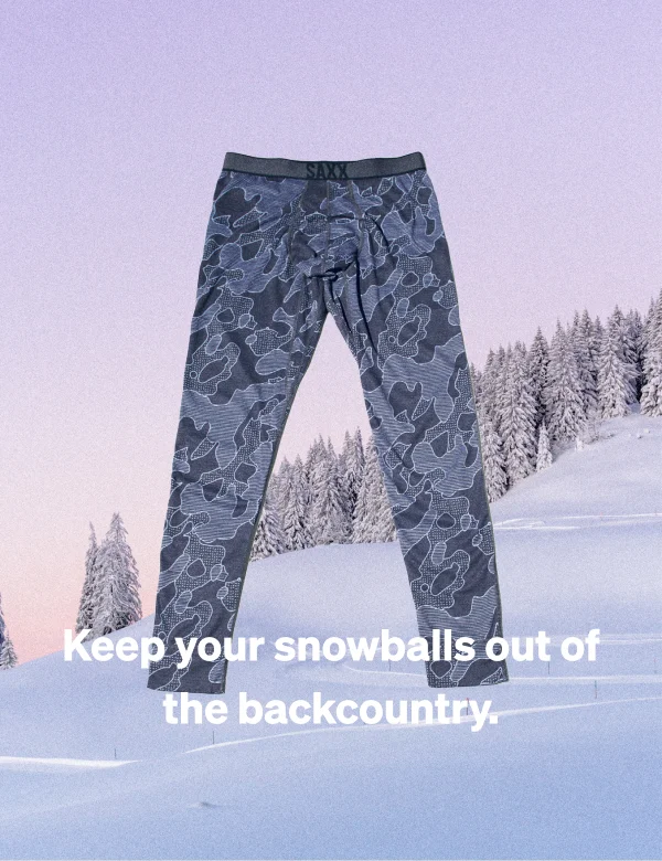 Keep your snowballs out of the backcountry.