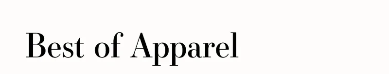 Best of Apparel