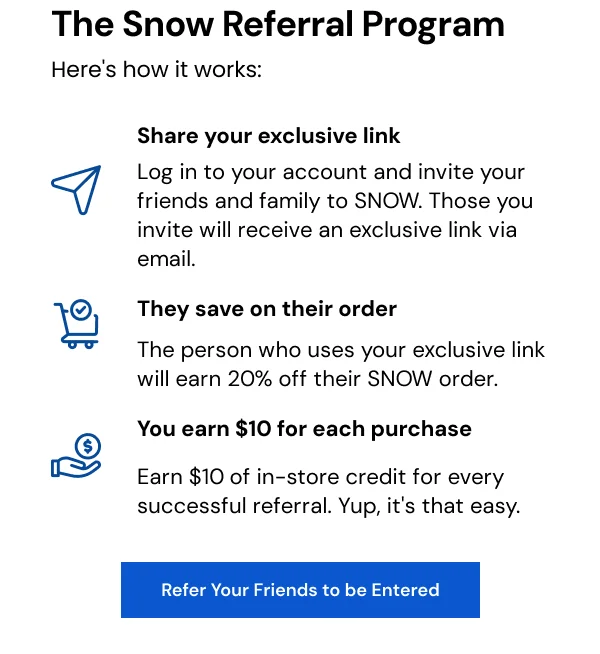 The Snow Referral Program: