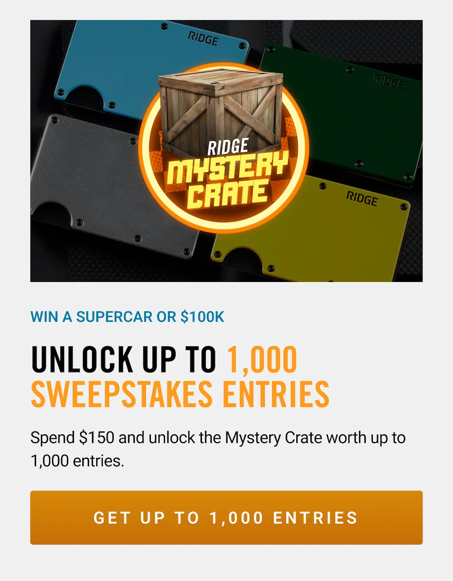 Unlock Up to 1,000 Sweepstakes Entries