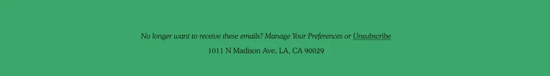 Manage Preferences