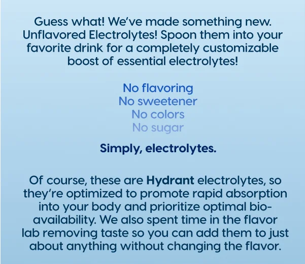 No flavoring, no sweetener, no colors, no sugar