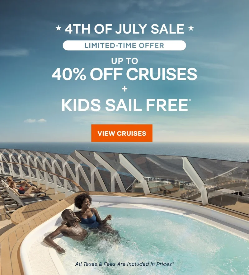 Limited Time Offer – Up to 40% Off Cruises + Kids Sail Free* – Click to View Cruises & Book Now – All Taxes & Fees Are Included in Prices* Limited Time Offer – Up to 40% Off Cruises + Kids Sail Free* – Click to View Cruises & Book Now – All Taxes & Fees Are Included in Prices*