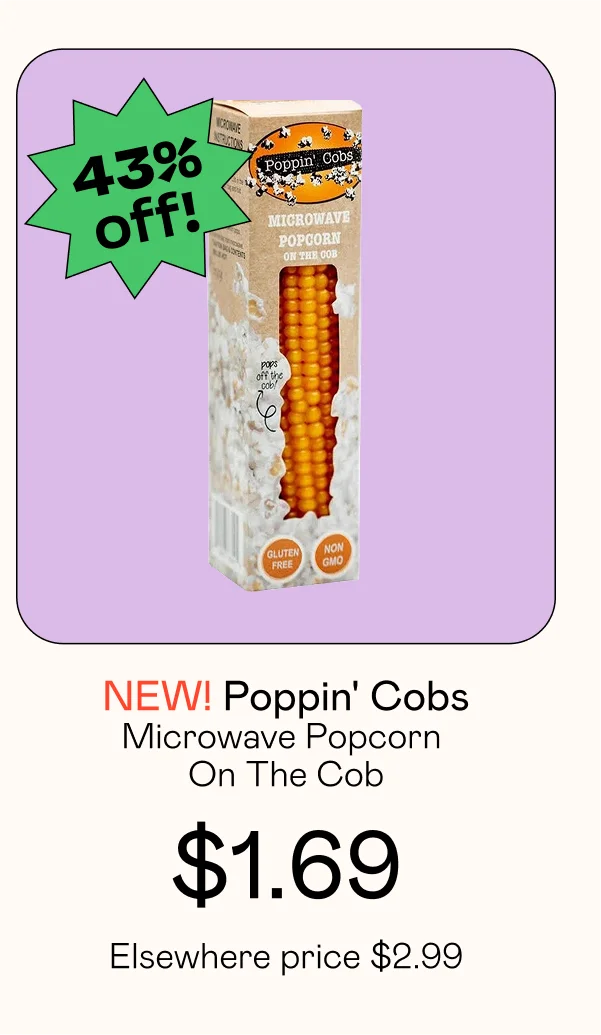Microwave Popcorn On The Cob