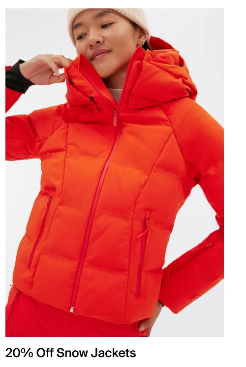 20% Off Snow Jackets