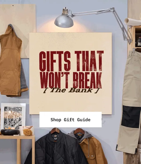 GIFTS THAT WON'T BREAK [The Bank]. Shop Gift Guide