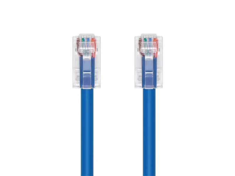 Cat6A Patch Cables, 26AWG. Bare Copper Conductor. Gold Plated Copper Connector. Non-Booted Ethernet Cable. Backed By A Lifetime Warranty.