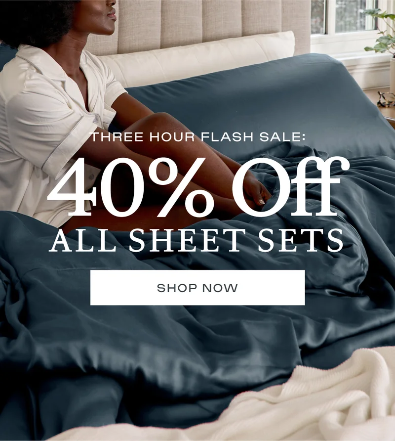 FLASH SALE 40% Off Sheet Sets for 3 Hours Only