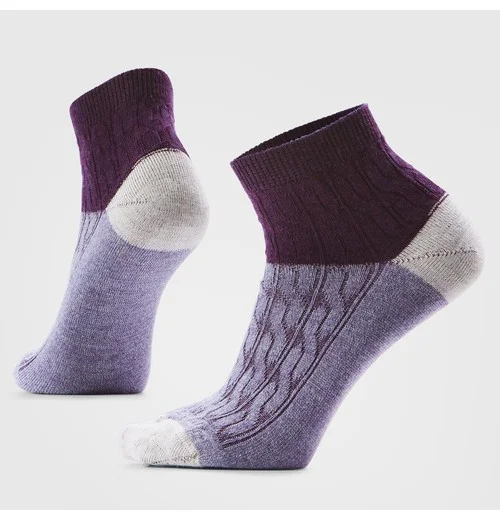 Everyday Cable Ankle Socks