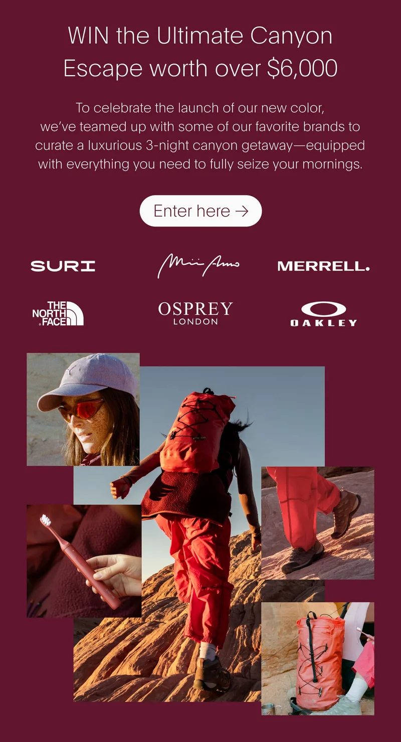 win the ultimate canyon escape worth over $6,000 - enter here
