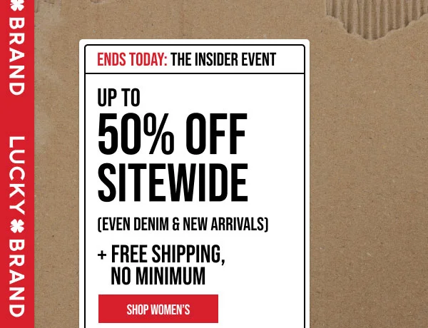 Ends Today: Free Shipping Shop Women's