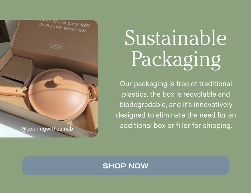 Sustainable packaging -Our packaging is free of traditional plastics, the box is recyclable and biodegradable, and it's innovatively designed to elimate the need for an additional box or filter for shipping.
