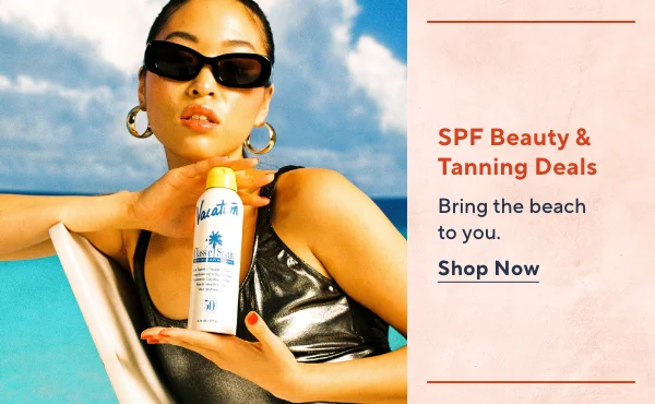SPF beauty and tanning deals