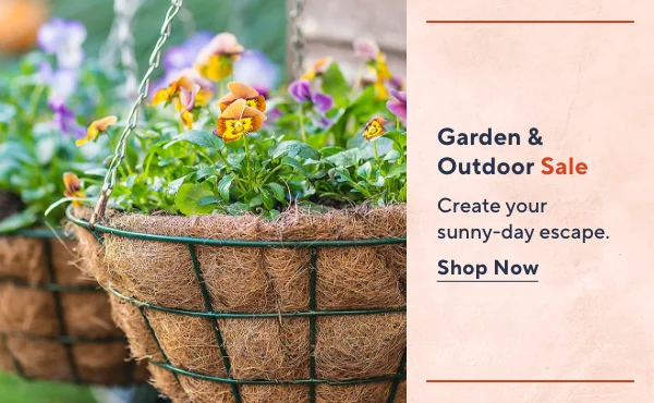 garden and outdoor sale