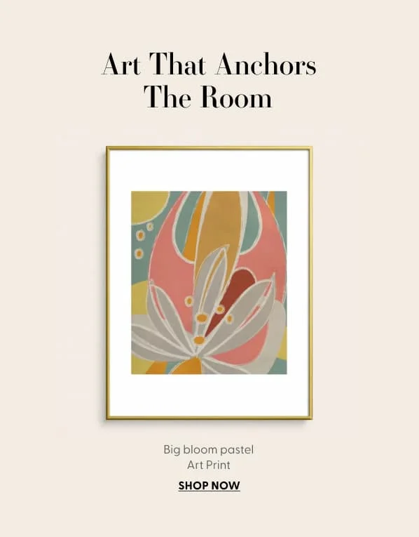 Big bloom pastel Art Print