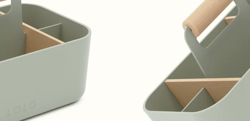 Lalo- The Caddy now in Sage. The same caddy you know and love, now available in the shade of the season.
