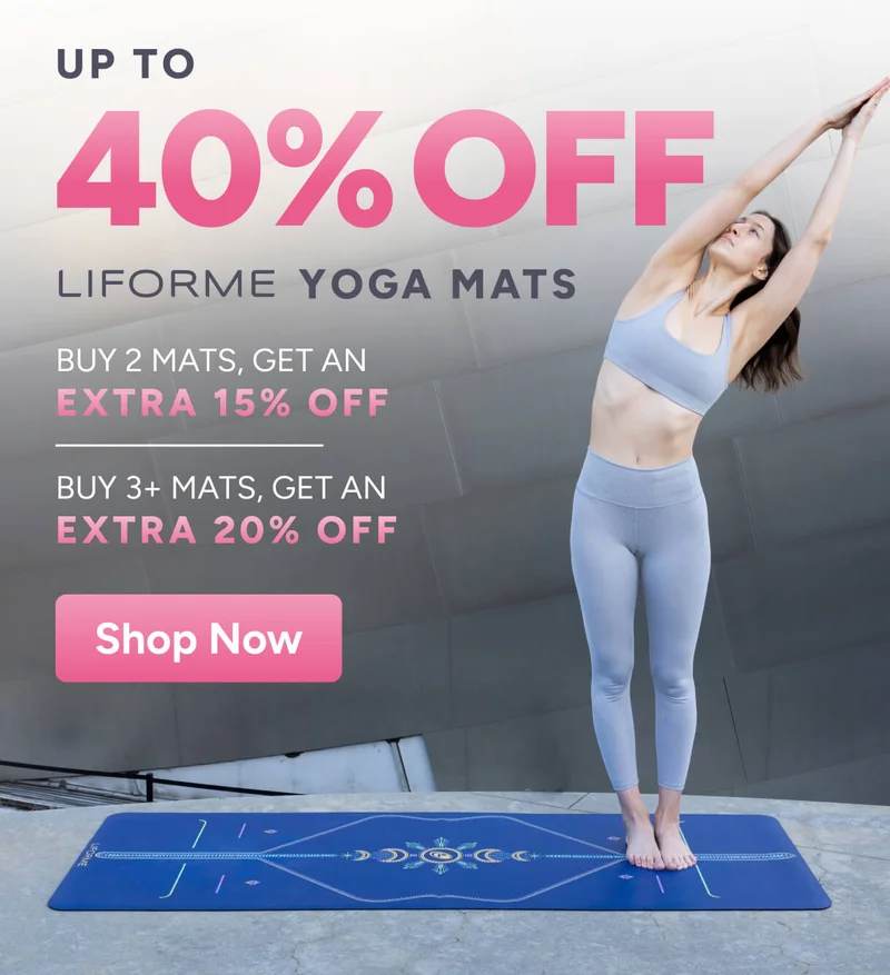 Up to 40% off Liforme Yoga Mats – sale now on!