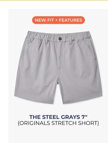 Originals Stretch Short: The Steel Grays 7"