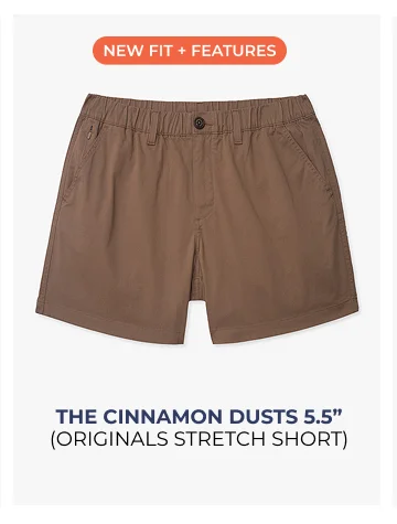 Originals Stretch Short: The Cinnamon Dusts 5.5"