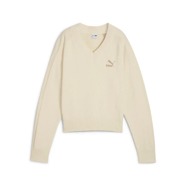 PUMA T7 Knitted V-Neck Crew Women Shoes