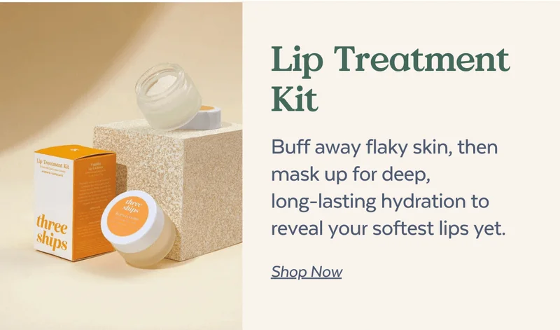 Lip Treatment Kit | Buff away flaky bits then mask up for deep, long-lasting hydration to reveal your softest lips yet.  [SHOP NOW]