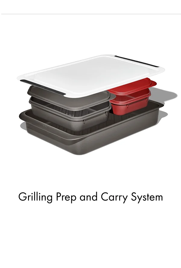 grilling prep and carry system