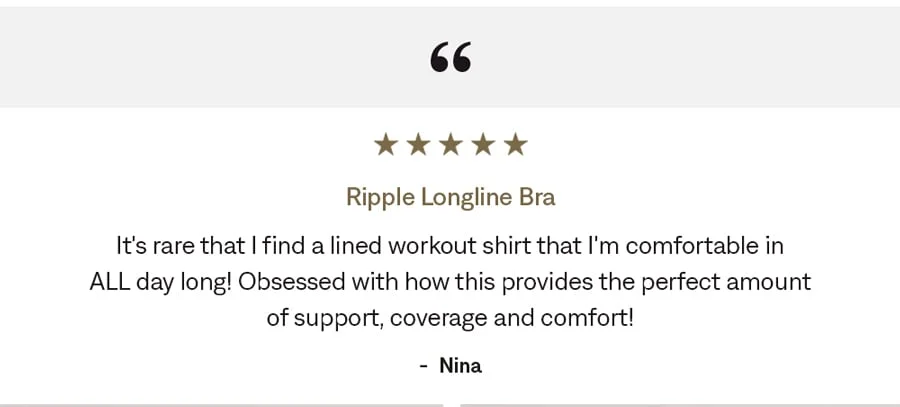 Ripple Longline Bra