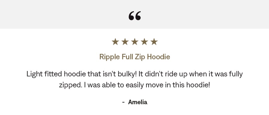 Ripple Full Zip Hoodie: Shop now