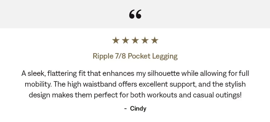 Ripple 7/8 Pocket Legging