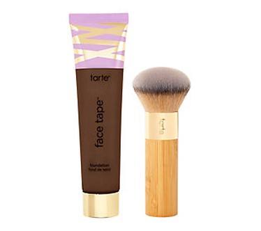tarte super-size face tape foundation & brush